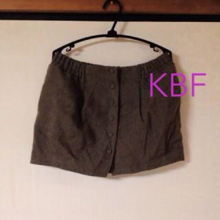 ケービーエフ(KBF)の値下げ！ウールスカート(ミニスカート)