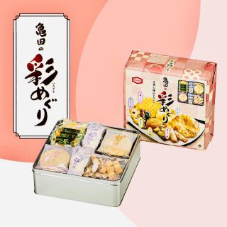 カメダセイカ(亀田製菓)のKAMEDA SEIKA 亀田製菓　彩めぐり　あられ おせんべい　米菓 和菓子(菓子/デザート)