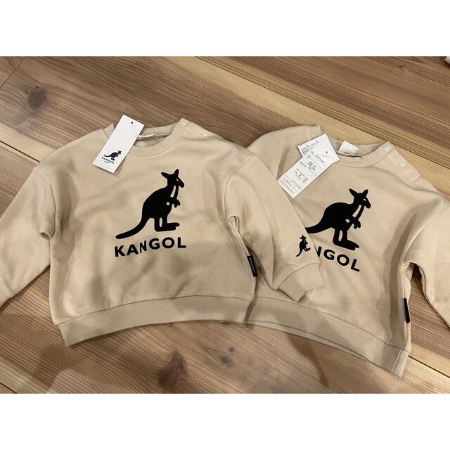 KANGOL(カンゴール)の新品タグ付き　KANGOL トレーナー　セット売り　90 キッズ/ベビー/マタニティのキッズ服女の子用(90cm~)(Tシャツ/カットソー)の商品写真