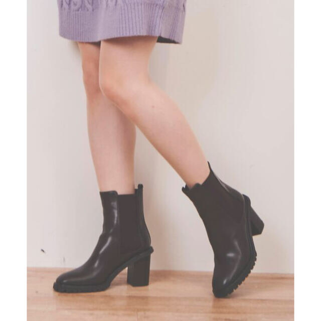 31 Sons de mode(トランテアンソンドゥモード)の美香さん　トランテアン　ソン　ドゥ　モード　サイドゴアブーツ　黒　Lサイズ レディースの靴/シューズ(ブーツ)の商品写真