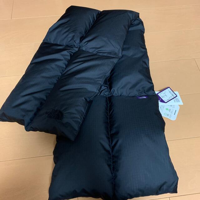 THE NORTH FACE(ザノースフェイス)のノースフェイス　ダウンマフラー　黒 メンズのファッション小物(マフラー)の商品写真