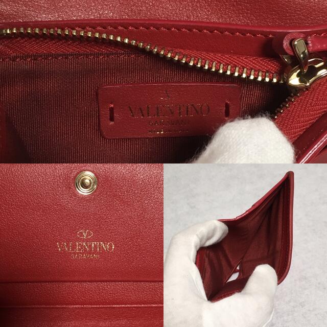 valentino garavani(ヴァレンティノガラヴァーニ)のVALENTINO  ヴァレンティノガラヴァーニ　ミニウォレット　ピンク レディースのファッション小物(財布)の商品写真