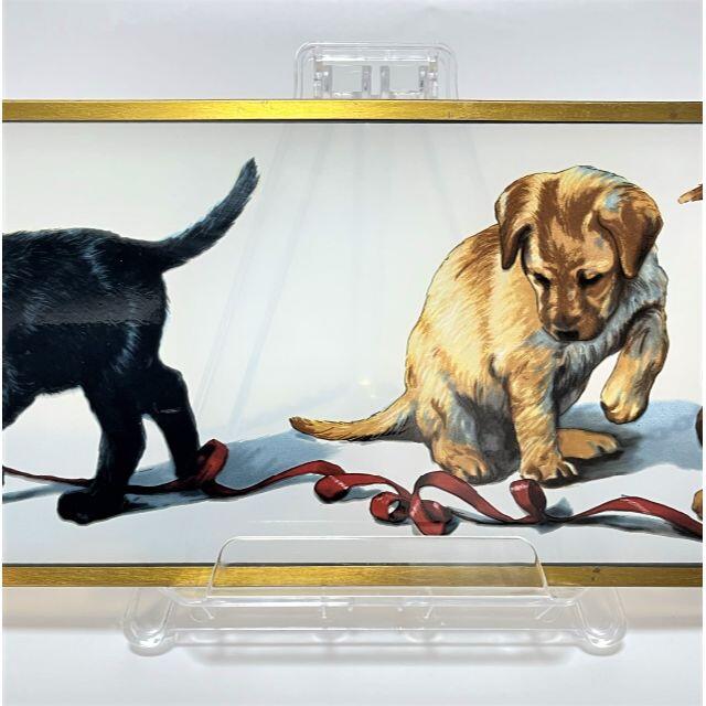 グラスマスターズ社 ステンドグラス 仔犬 Red Tape Puppies グラスマスターズ社 ステンドグラス 仔犬 Red Tape Puppies