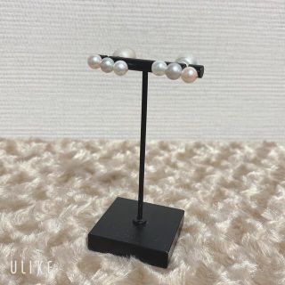 試着のみ　未使用です　⭐️ K18 あこや　南洋真珠　パールピアス(ピアス)