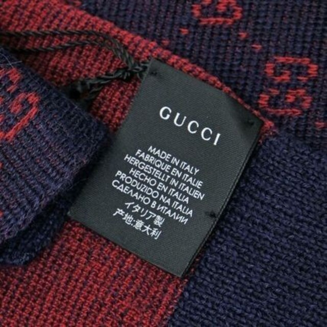 Gucci(グッチ)の極美品　正規直営店購入　グッチ　ウールマフラー メンズのファッション小物(マフラー)の商品写真