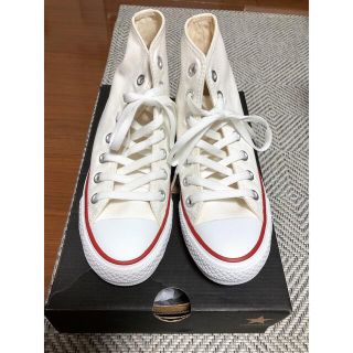 コンバース(CONVERSE)のコンバース　ハイカット　ホワイト　23センチ(スニーカー)