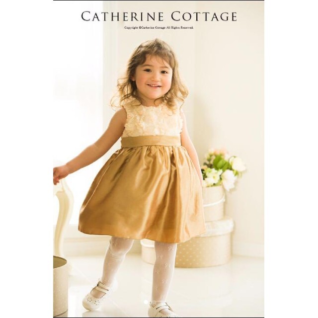 Catherine Cottage(キャサリンコテージ)の90サイズ　キャサリンコテージ　ベビードレス　ワンピース　結婚式 キッズ/ベビー/マタニティのキッズ服女の子用(90cm~)(ドレス/フォーマル)の商品写真
