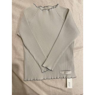 新品未使用☆完売品 21aw junelittleclosetリブメロー(Tシャツ/カットソー)