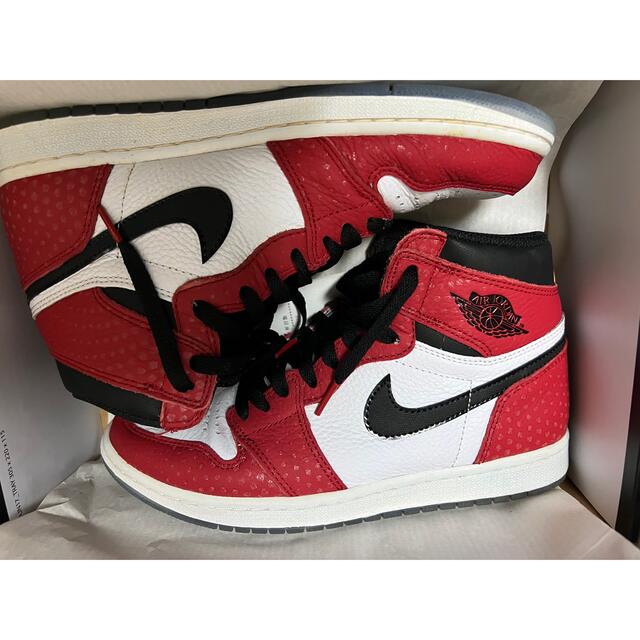 NIKE(ナイキ)のAirJordan 1 Spider-Man Origin Story 26cm メンズの靴/シューズ(スニーカー)の商品写真