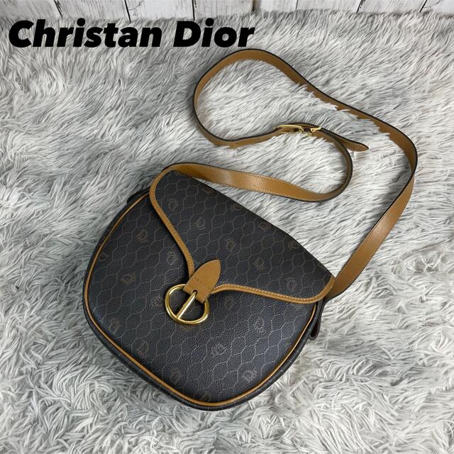 Christian Dior(クリスチャンディオール)の超美品　ヴィンテージ　クリスチャンディオール　レザー　ショルダーバッグ レディースのバッグ(ショルダーバッグ)の商品写真