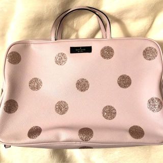 ケイトスペードニューヨーク(kate spade new york)の【最終価格】ケイトスペード  ハンドバッグ バニティ ピンク ドット ラメ (ハンドバッグ)