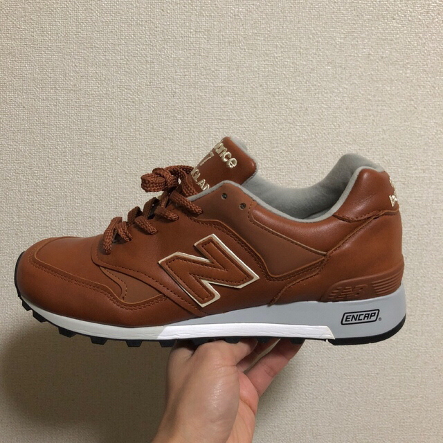 【希少】ニューバランス NEW BALANCE M577TAN 本革 スニーカー