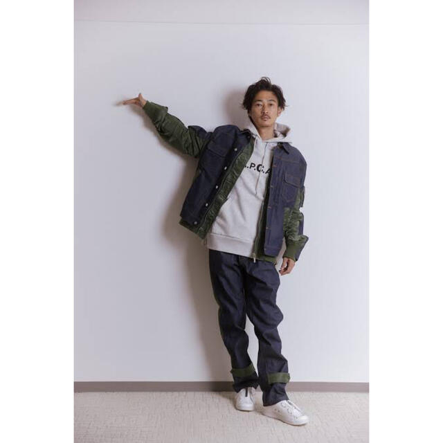 sacai × A.P.C. コラボ　スウェット　パーカー　フーディー　サカイ