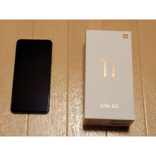 アンドロイド(ANDROID)のXiaomi Mi 11 Lite 5G Mint Green 国内版(スマートフォン本体)