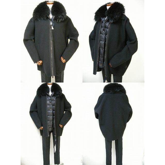 MONCLER - サイズ2□モンクレールBUXUSラクーンファー付カシミア混 MONCLER - サイズ2□モンクレールBUXUSラクーンファー付カシミア混
