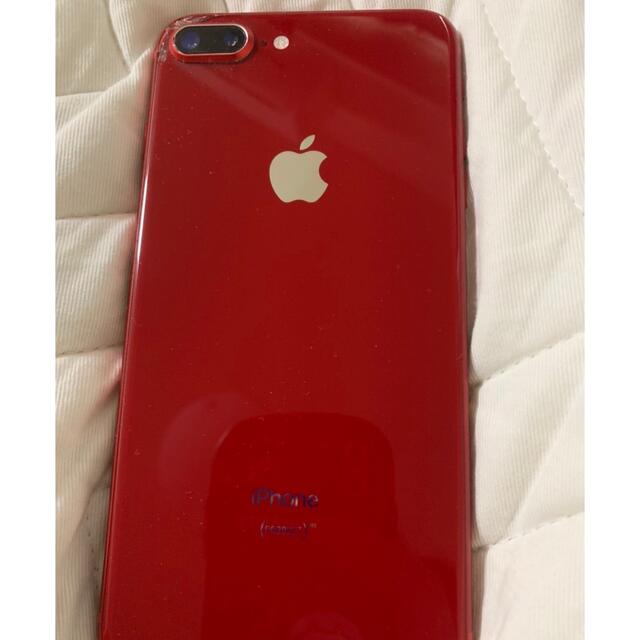 iPhone 8plus  red レッド　au 64GBスマートフォン本体