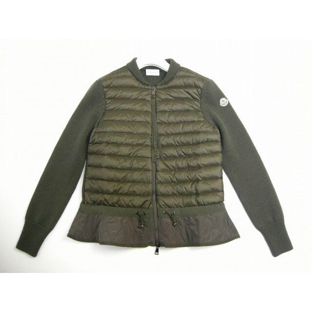 MONCLER - サイズS□モンクレール□フリル付ニット切替ダウン MONCLER - サイズS□モンクレール□フリル付ニット切替ダウン