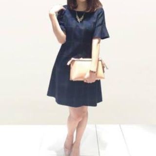 プロポーションボディドレッシング(PROPORTION BODY DRESSING)のプロポ♡チェック♡ワンピース♡細く見えます♡(ひざ丈ワンピース)