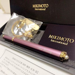 ミキモト(MIKIMOTO)のMIKIMOTO 高級 ボールペン 真珠 テディベアチャーム(ペン/マーカー)