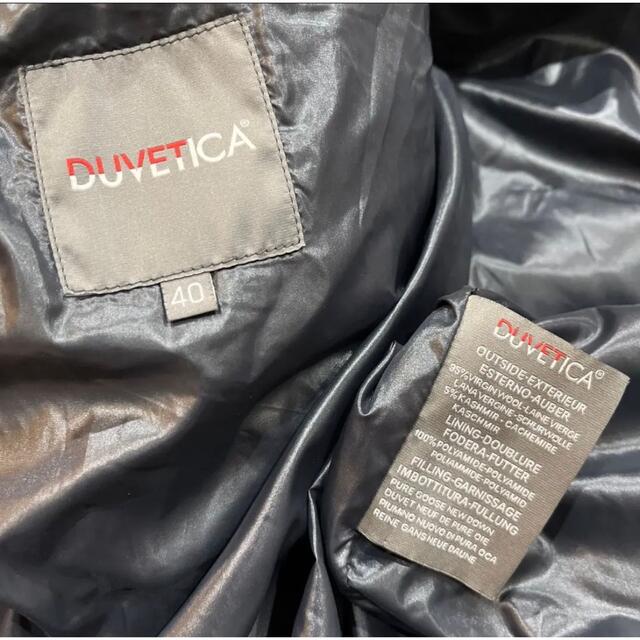 DUVETICA(デュベティカ)のデュベティカ DUVETIA フーテッドダウンコート コート ブラック 40 レディースのジャケット/アウター(ダウンコート)の商品写真