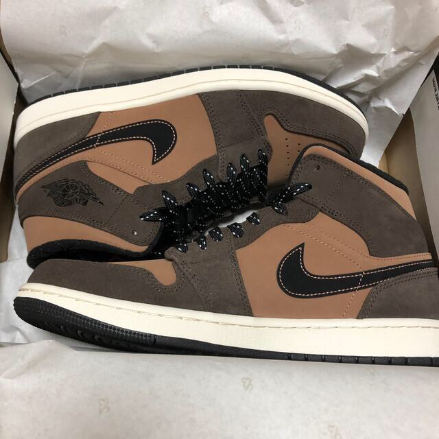 NIKE(ナイキ)のNike Air Jordan 1 MID SE "Brown" 27.5cm メンズの靴/シューズ(スニーカー)の商品写真