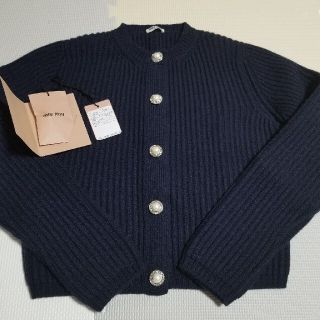 miumiu - ミュウミュウ ビジューカーディガンの通販 by natsu♡ shop