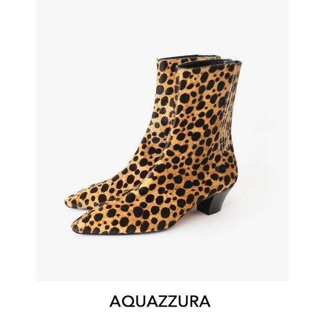 Deuxieme Classe AQUAZZURA LEOPARD BOOTS - ブーツ