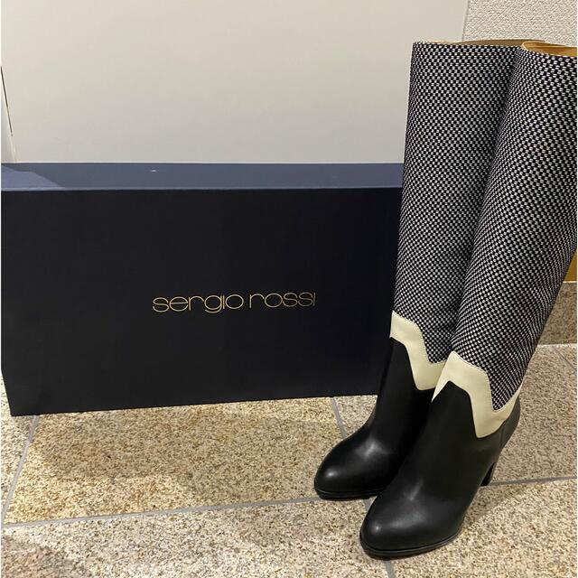 新品未使用 Sergio Rossi ロングブーツ size38.5 pci.org.py