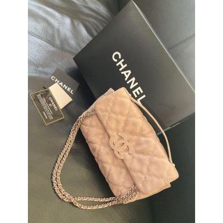 シャネル(CHANEL)のCHANEL スェード チェーン ワンハンドルバッグ(ショルダーバッグ)