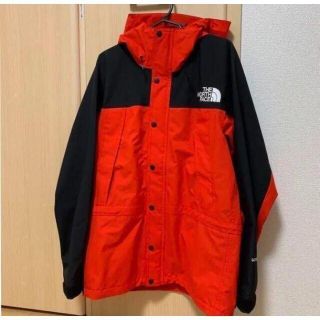 ザノースフェイス(THE NORTH FACE)の【美品】ノースフェイス マウンテンライトジャケット ファイアリーレッド(マウンテンパーカー)