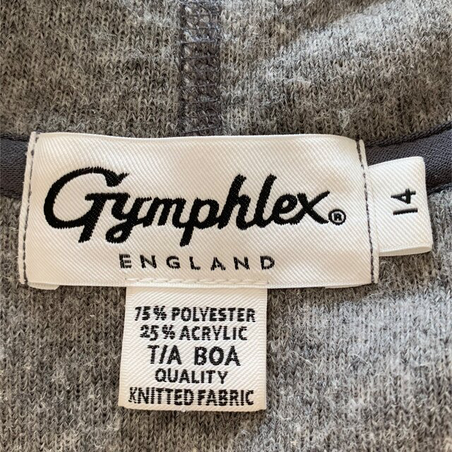 GYMPHLEX(ジムフレックス)の美品 Gymphlex ジムフレックス ボア パーカー レディース グレー 14 レディースのトップス(パーカー)の商品写真