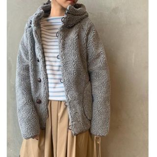 GYMPHLEX - 美品 Gymphlex ジムフレックス ボア パーカー レディース ...