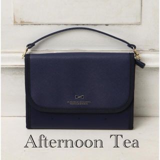 アフタヌーンティー(AfternoonTea)の新品【 アフタヌーンティー 】リボン 母子手帳ケース じゃばら マルチケース(母子手帳ケース)