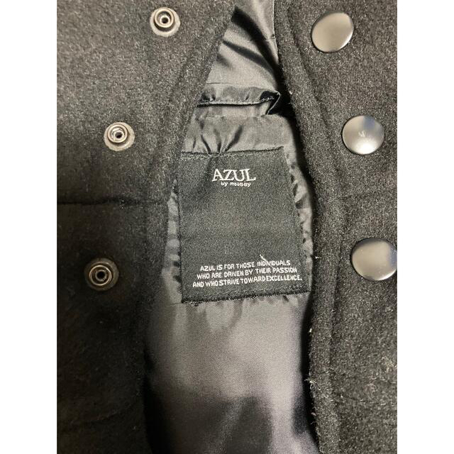 AZUL by moussy(アズールバイマウジー)のAZUL フード付き　ダウンベスト メンズのジャケット/アウター(ダウンベスト)の商品写真