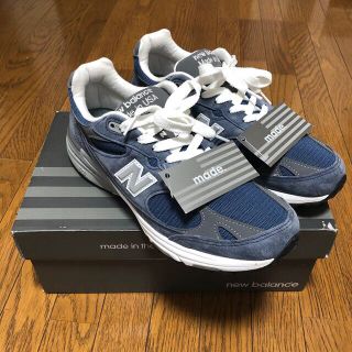 ニューバランス(New Balance)の新古品ニューバランス　993 US9D ネイビー　ブルー  USA製(スニーカー)