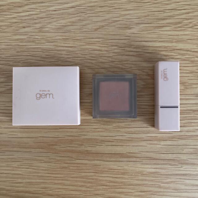 Spick & Span(スピックアンドスパン)のla peau de gem アイパレット リップスティック　3点セット コスメ/美容のベースメイク/化粧品(アイシャドウ)の商品写真