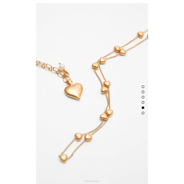 ZARA(ザラ)の新品⭐ZARA  ハートネックレスセット レディースのアクセサリー(ネックレス)の商品写真