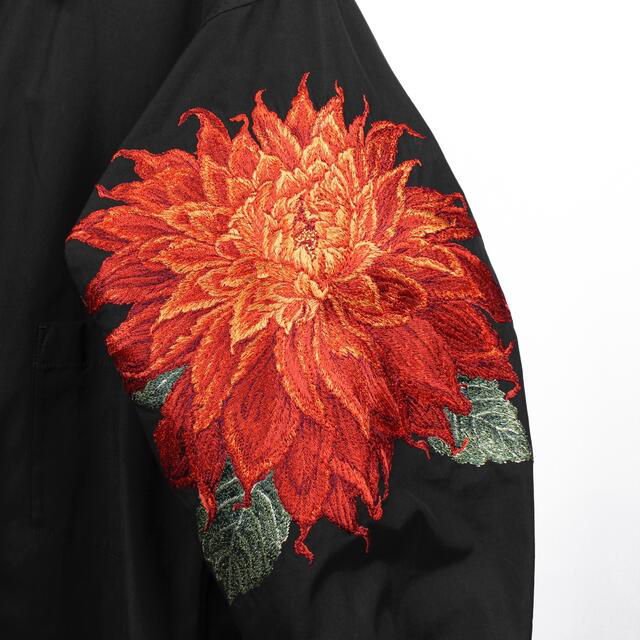 yohji yamamoto シャツ ダリア 刺繍 希少 22SSヨウジ | www