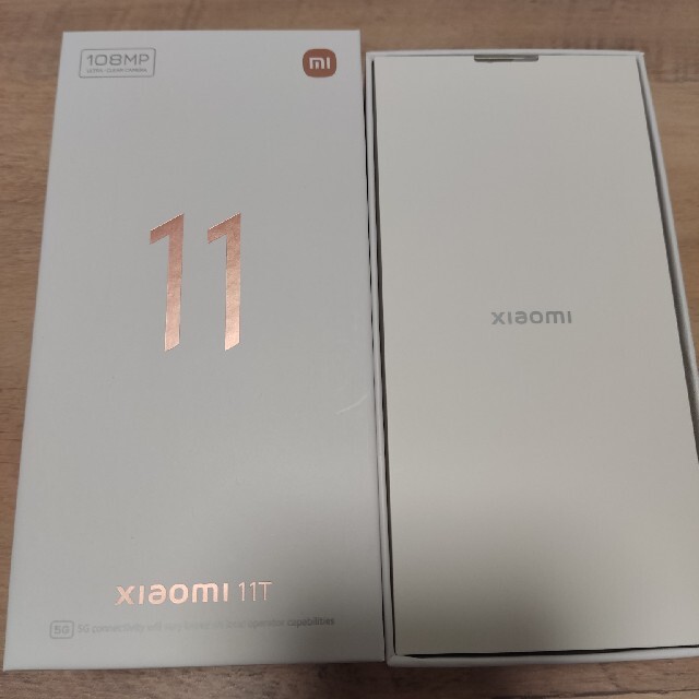 ANDROID(アンドロイド)のxiaomi 11T セレスティアルブルー 8GB RAM 128GB ROM  スマホ/家電/カメラのスマートフォン/携帯電話(スマートフォン本体)の商品写真