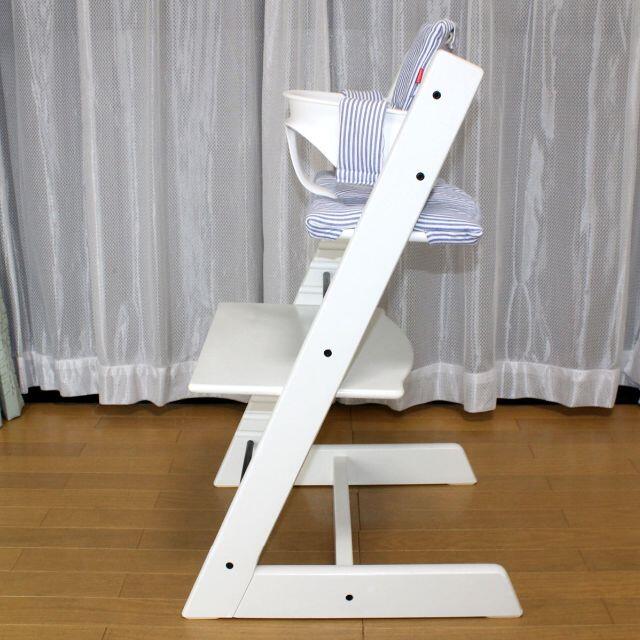 Stokke(ストッケ)のSTOKKEストッケトリップトラップチェア◆ベビーガード＋トレイ付き◆ノルウェー キッズ/ベビー/マタニティの寝具/家具(その他)の商品写真