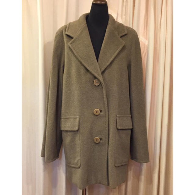 MaxMara マックスマーラ ウール コート ベージュ SIZE 42-