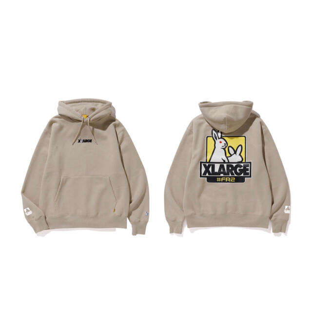 FR2FR2 XLARGE コラボパーカーFxxk Icon Hoodie