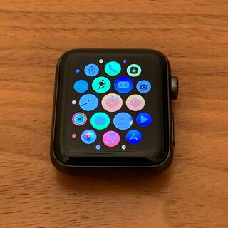 アップルウォッチ(Apple Watch)の【バッテリー100%】Apple Watch series3 GPS 42mm (腕時計(デジタル))