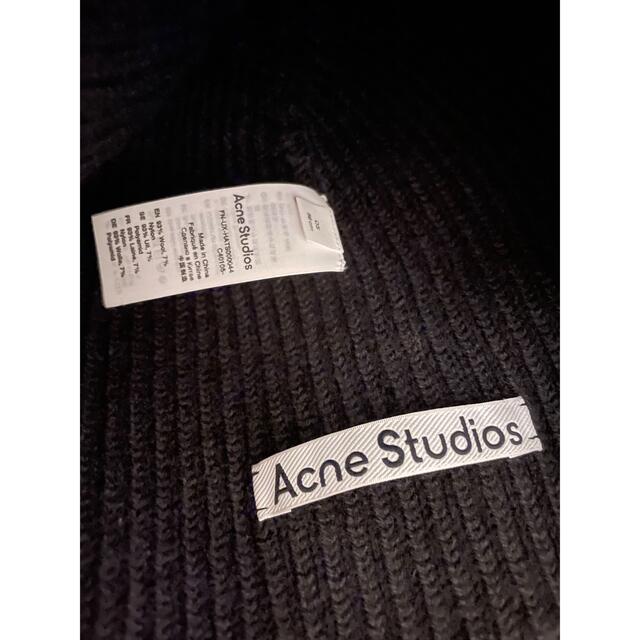 ACNE(アクネ)のAcne Studios♡未使用♡リブビーニーハット レディースの帽子(ニット帽/ビーニー)の商品写真