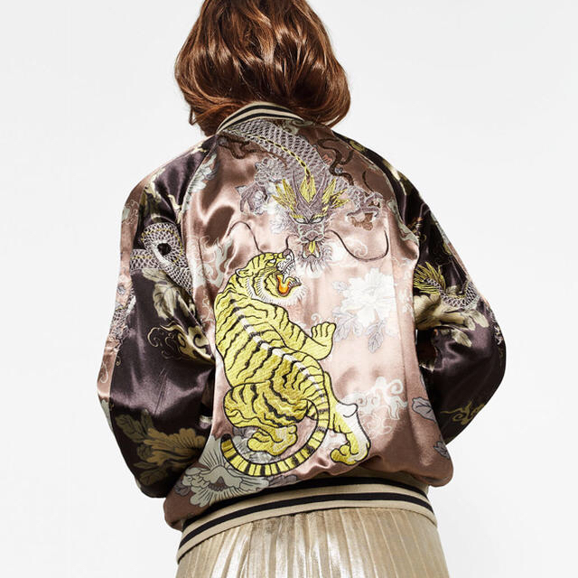 ZARA”*リバーシブル*スカジャン | thebasehealth.com.au
