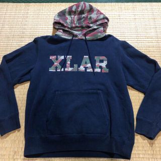 エクストララージ(XLARGE)のX-LARGE☆メンズM☆リバースウィーブ パーカー即購入⭕️(パーカー)