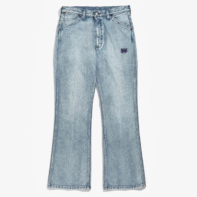 S needles wrangler denim フレア ブーツカット パンツメンズ