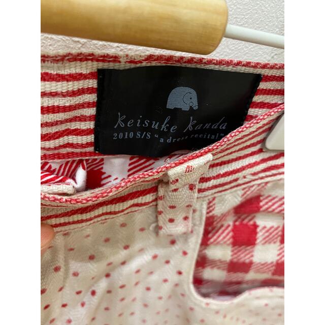 keisuke kanda(ケイスケカンダ)の最終価格ケイスケカンダ　斑点パンツ レディースのパンツ(デニム/ジーンズ)の商品写真