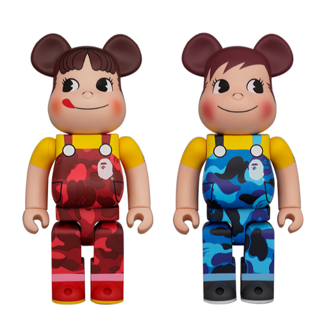 BE@RBRICK BAPE (R) × ペコちゃん & ポコちゃん 1000％