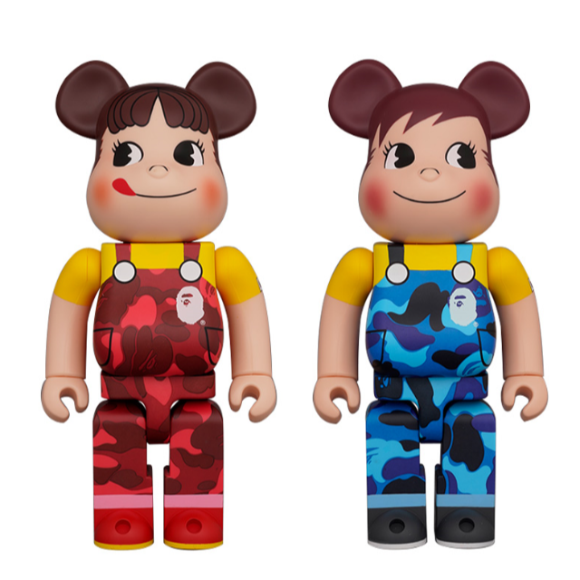 BE@RBRICK BAPE (R) × ペコちゃん & ポコちゃん 1000％ エンタメ/ホビーのフィギュア(その他)の商品写真